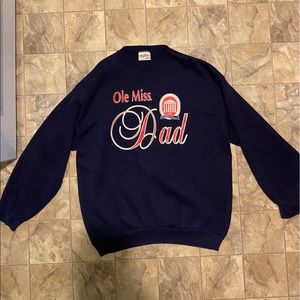VTG Ole Miss Dad Pullover! Good Fathers Day Gift!